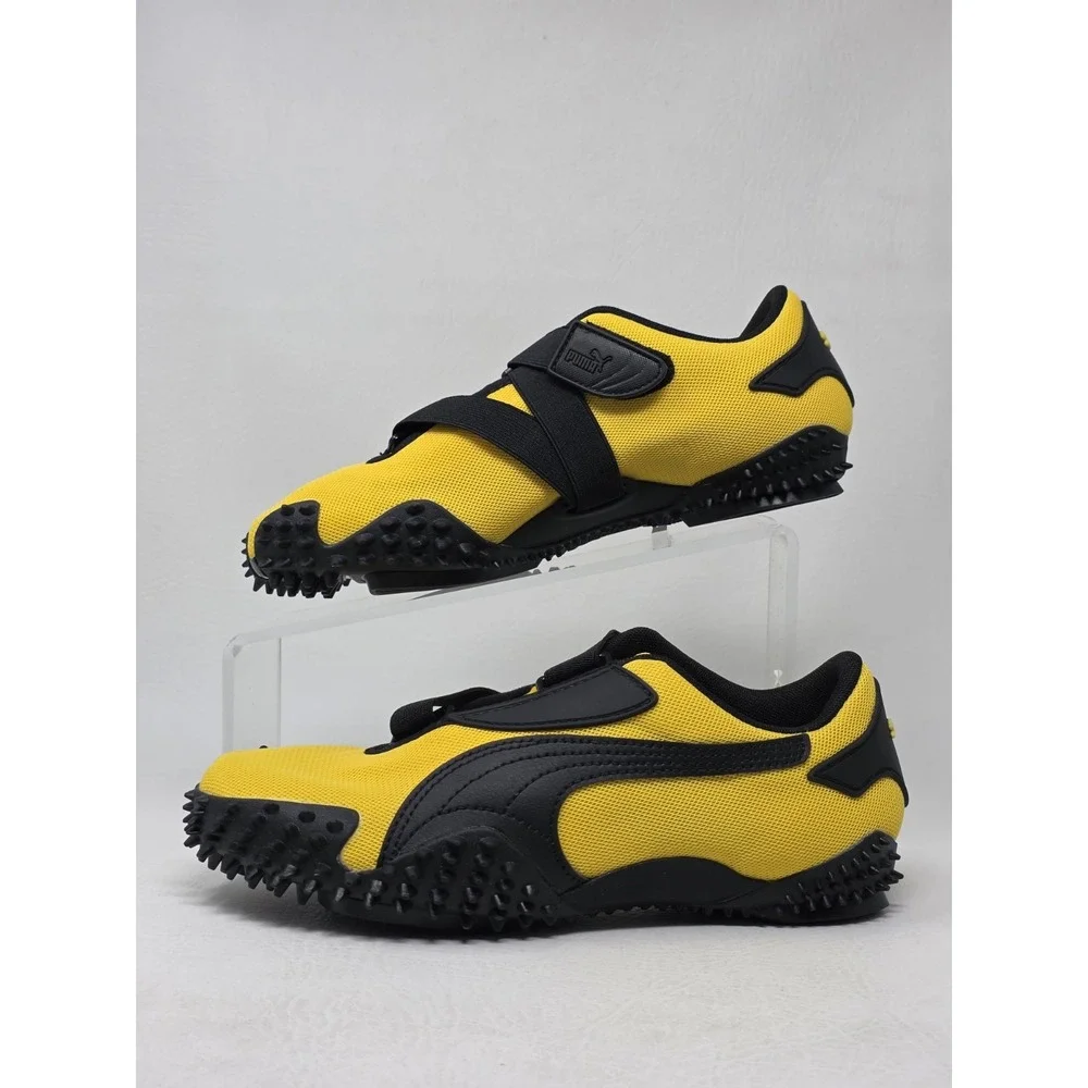 PUMA Yellow/Black Strap Low Top Athletic Sneakers Youth Size 5.5 403729-06 New
